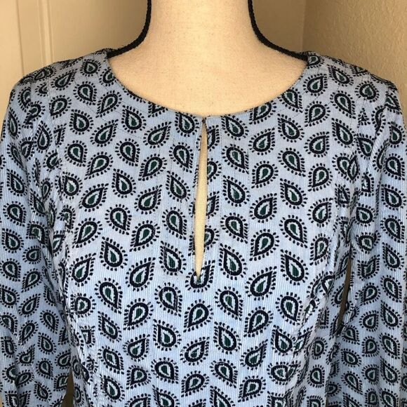 Boden Caroline Blue Corduroy Sheath Dress - Picture 6 of 16